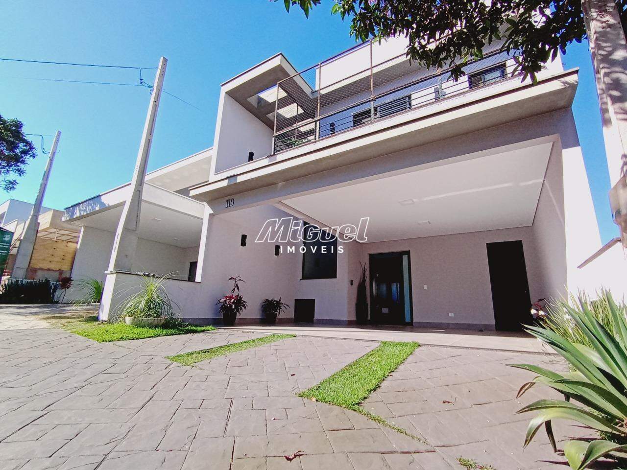 Casa em Condomínio, à venda, Água Branca - 3 quartos Residencial Tomazella - Piracicaba/SP: 