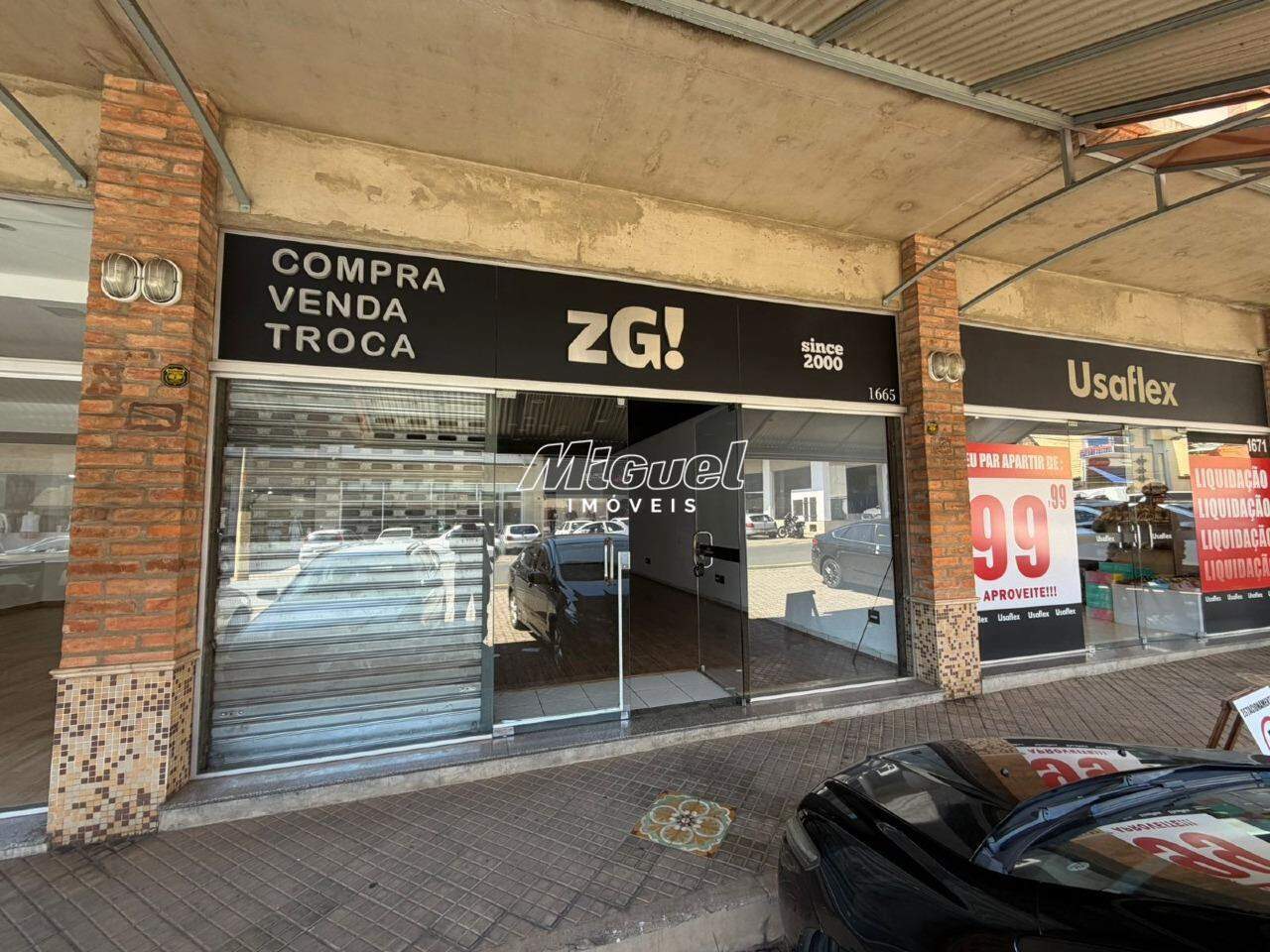 Salão Comercial, para aluguel, Centro - - Piracicaba/SP: 