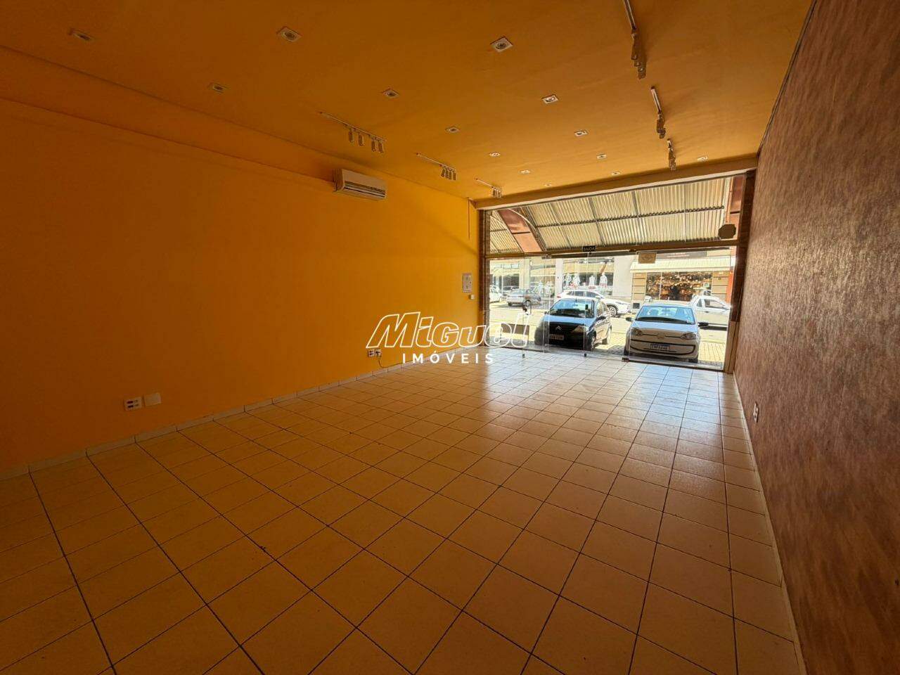 Salão Comercial, para aluguel, Centro - - Piracicaba/SP: 