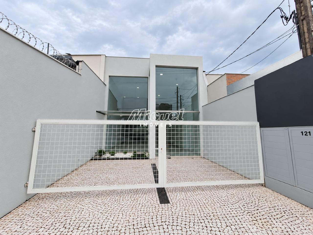 Salão Comercial, para aluguel, Jardim Europa - 2 quartos - Piracicaba/SP: 