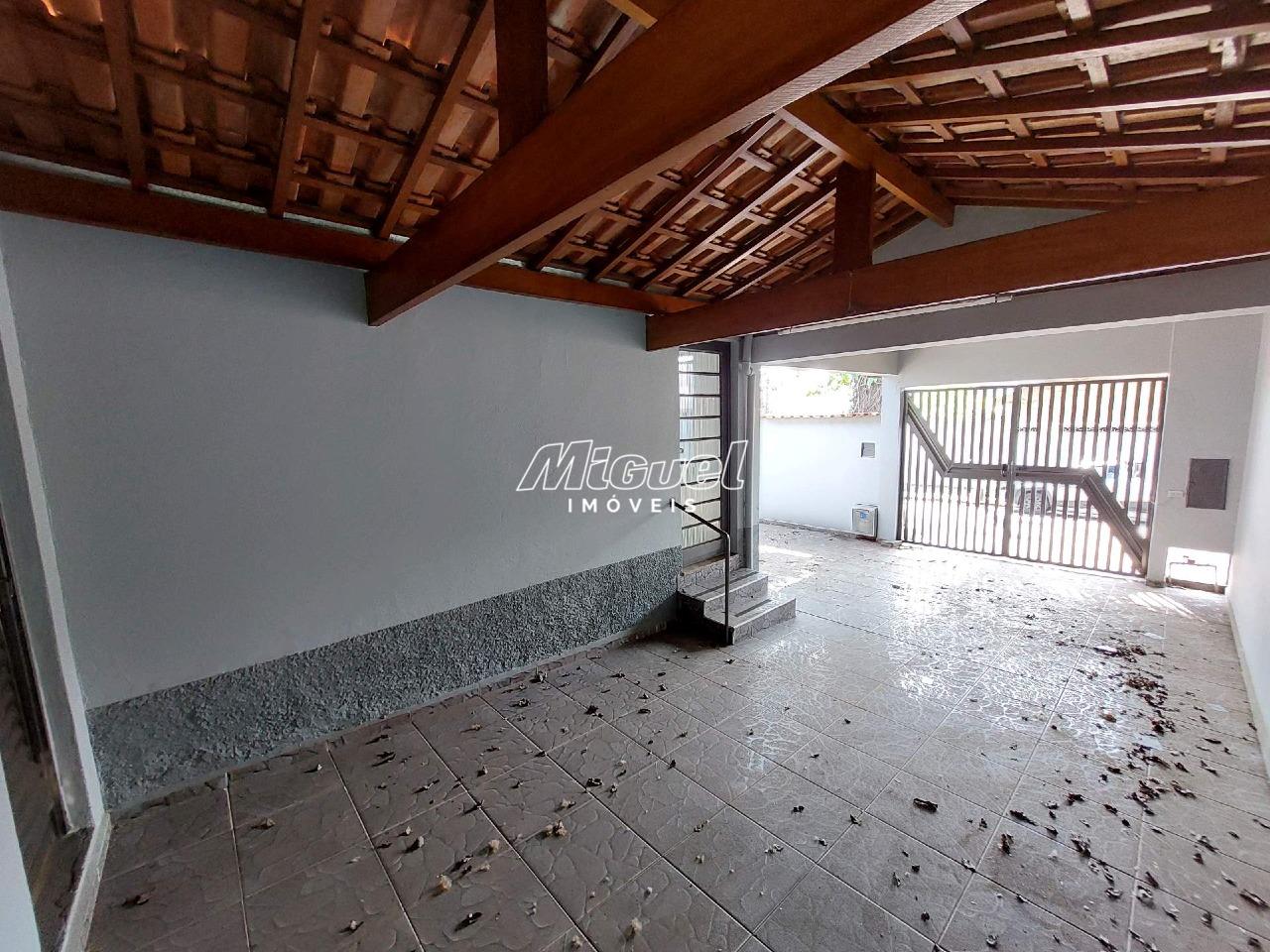 Casa, para aluguel, Nossa Senhora de Fátima - 3 quartos - Piracicaba/SP: 