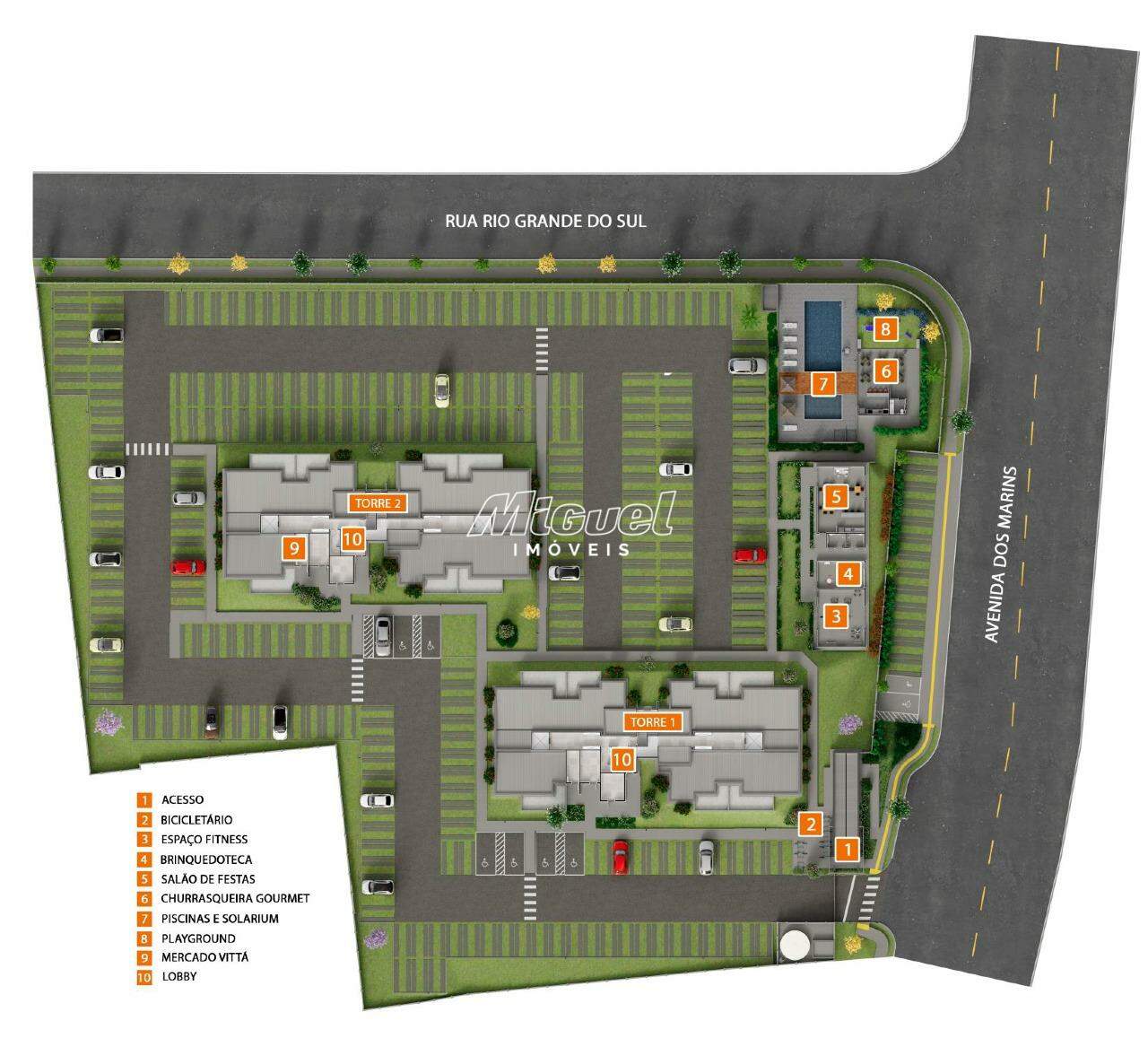 Apartamento, à venda, Chácara Esperia - 2 até 2 quartos Vitta Luminá - Piracicaba/SP: