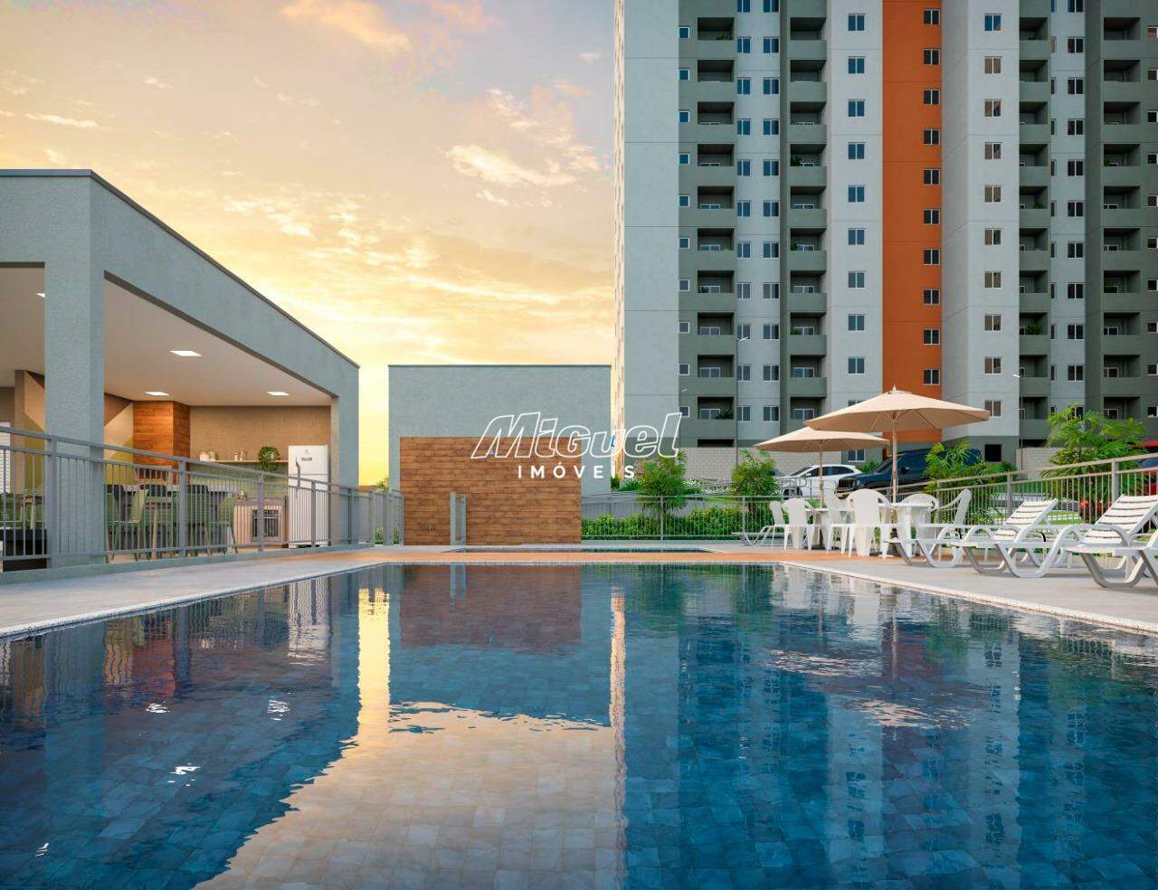 Apartamento, à venda, Chácara Esperia - 2 até 2 quartos Vitta Luminá - Piracicaba/SP: