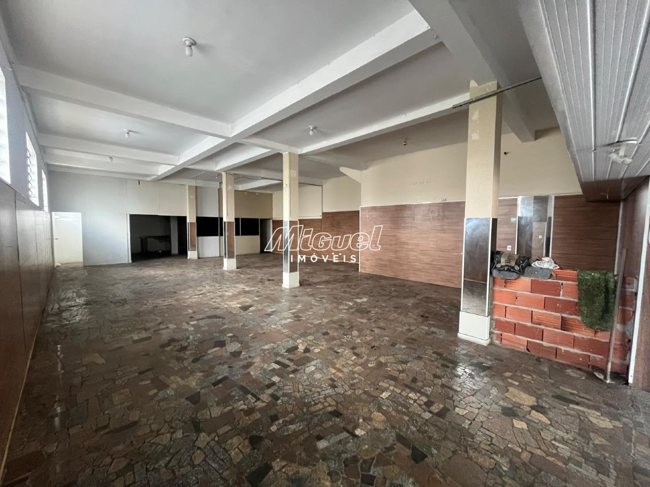 Salão Comercial, para aluguel, Paulicéia - - Piracicaba/SP: 
