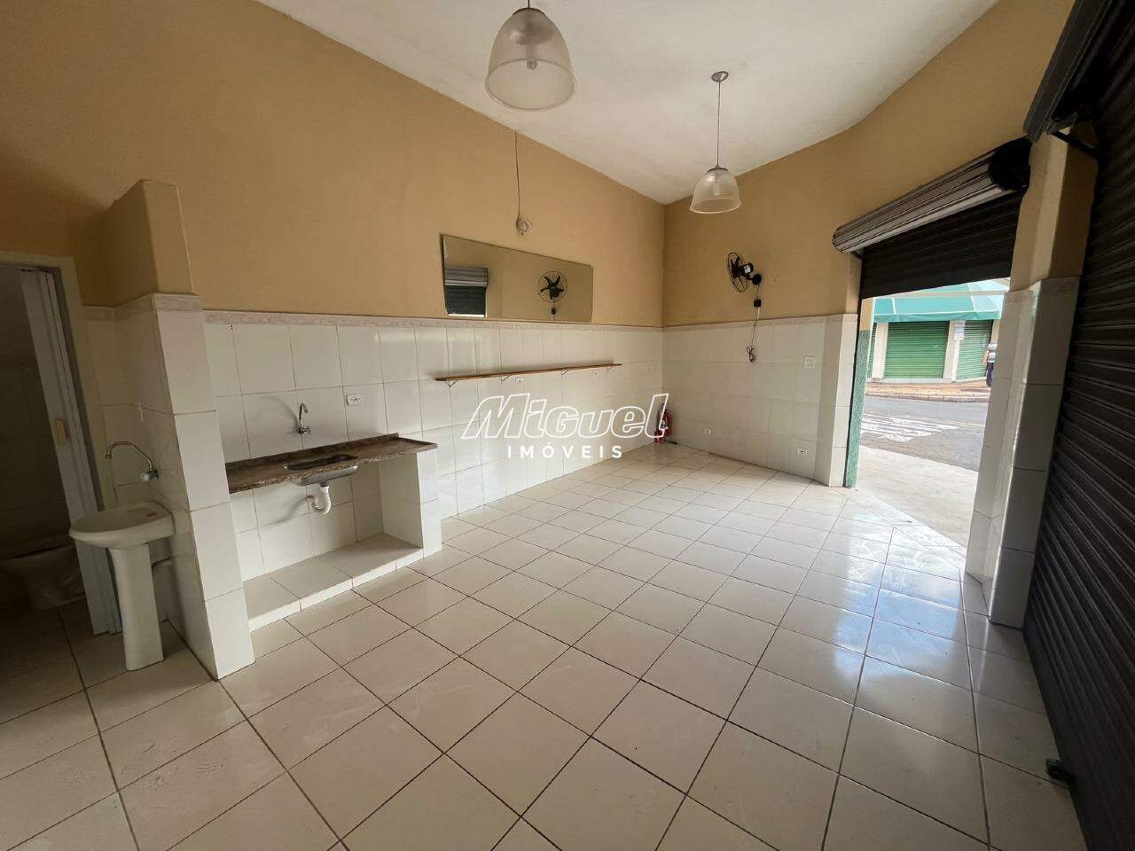 Salão Comercial, para aluguel, Paulicéia - - Piracicaba/SP: 