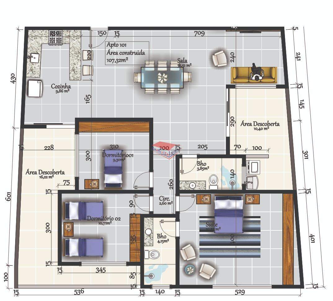 Apartamento para alugar com 3 quartos, 133m² - Foto 22