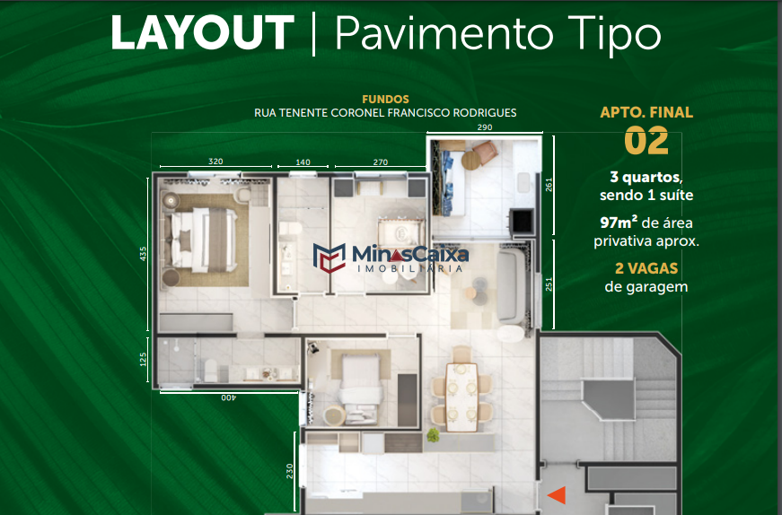 Apartamento à venda com 3 quartos, 97m² - Foto 4