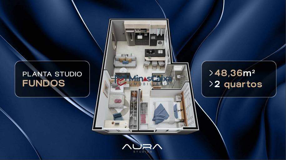 Apartamento à venda com 2 quartos, 48m² - Foto 6