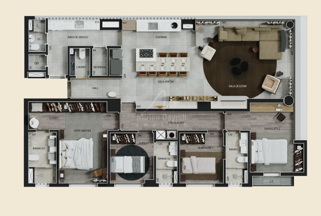 (34919) à venda - Apartamento com 4 quartos, no Funcionários : 