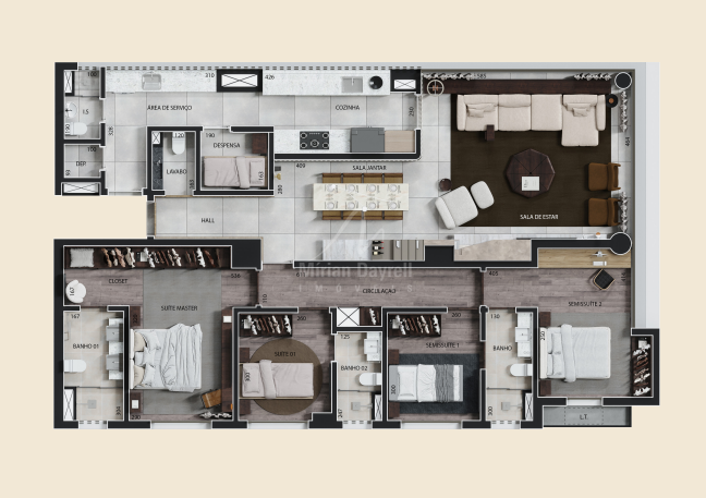 (34919) à venda - Apartamento com 4 quartos, no Funcionários : 