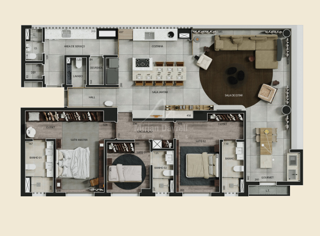 (34919) à venda - Apartamento com 4 quartos, no Funcionários : 