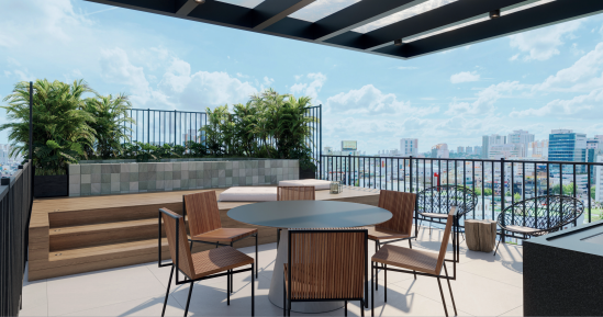 (35680) à venda - Cobertura com 1 quarto, 1 vaga, no Gutierrez : 