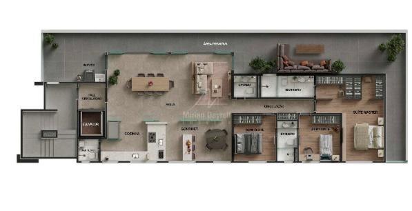 (36588) à venda - Área privativa com 3 quartos, 3 vagas, no Serra : 