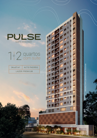 (43988) à venda - Apartamento com 0 até 2 quartos, 0 até 1 vagas, no Santo Agostinho : 