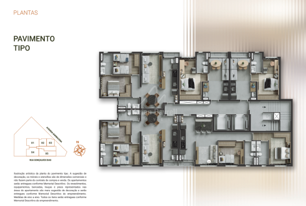 (43988) à venda - Apartamento com 0 até 2 quartos, 0 até 1 vagas, no Santo Agostinho : 