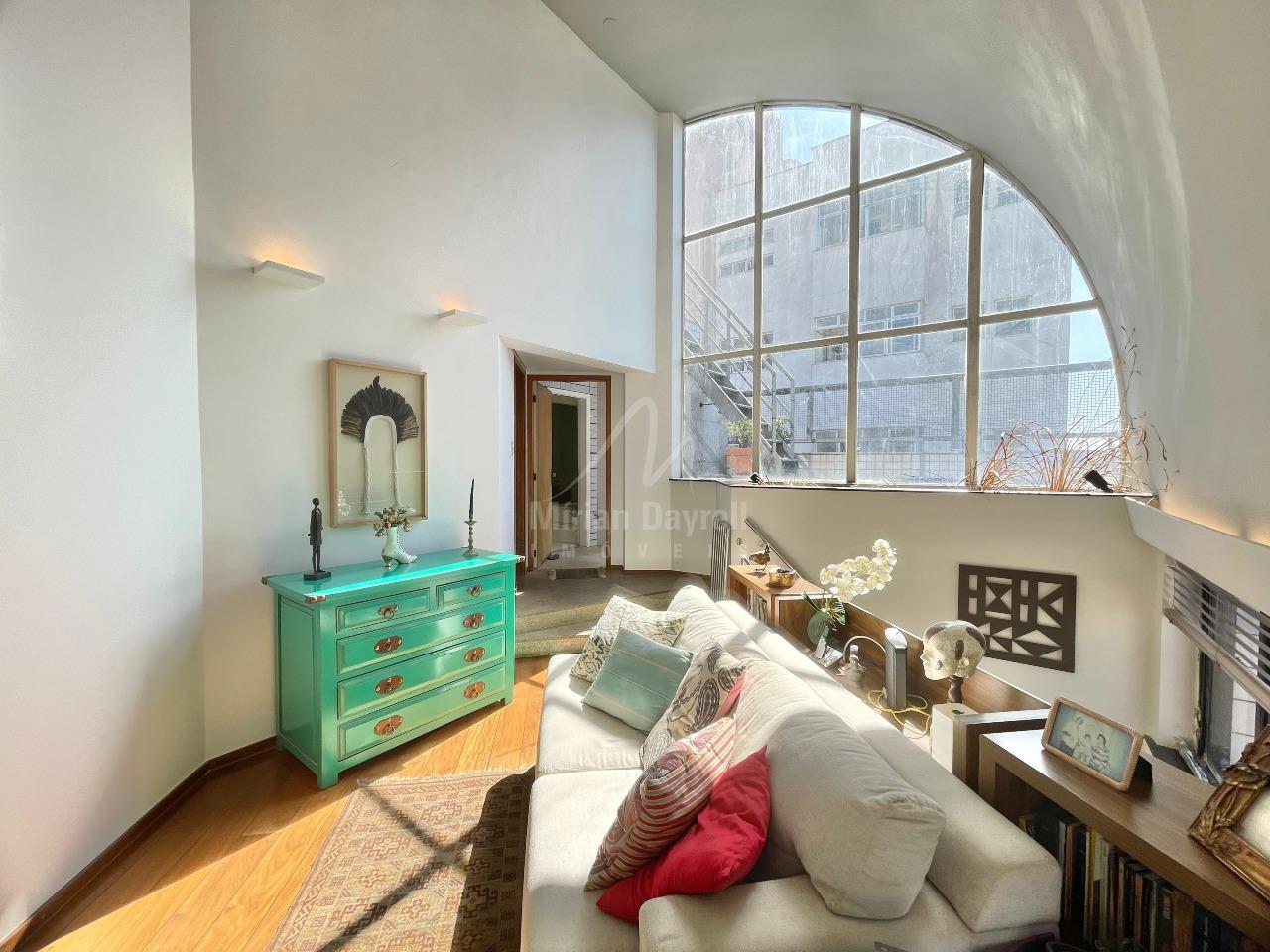 (8706) à venda - Cobertura com 3 quartos, 3 vagas, no Sion : 