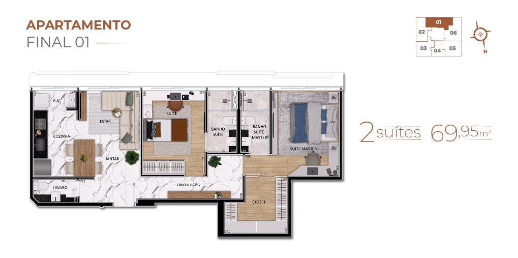 Apartamento à venda no Gutierrez: 