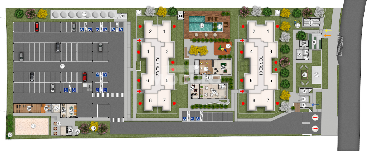 APARTAMENTO à venda no GRANJA MARILEUSA: 