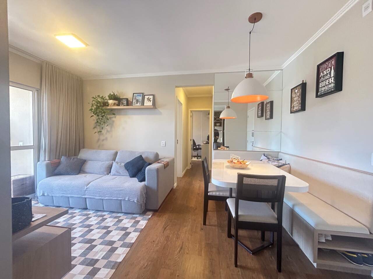 Apartamento com 59m², 2 quartos, 1 suíte, 1 vaga, Residencial Villa Di Lucca em Florianópolis para Comprar