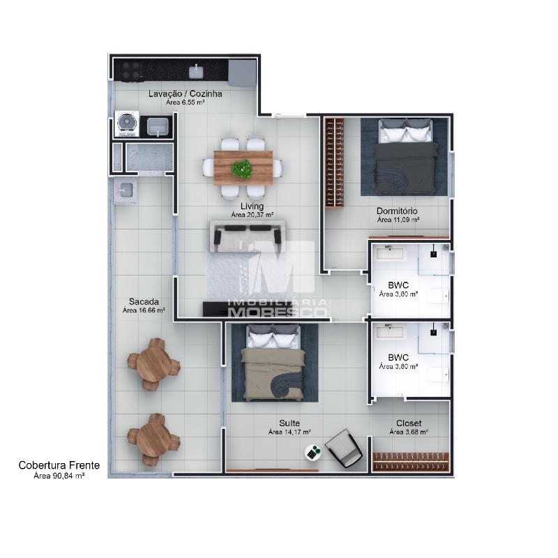 Apartamento para aluguel no bairro Souza Cruz: 