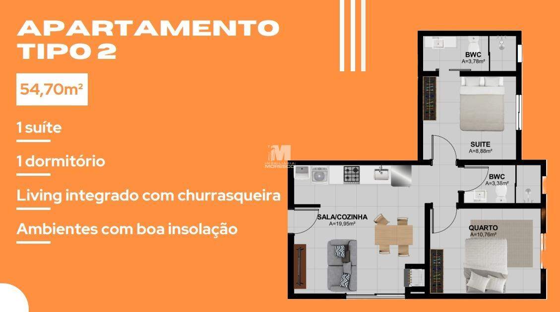 Apartamento à venda no bairro Nova Brasília: 