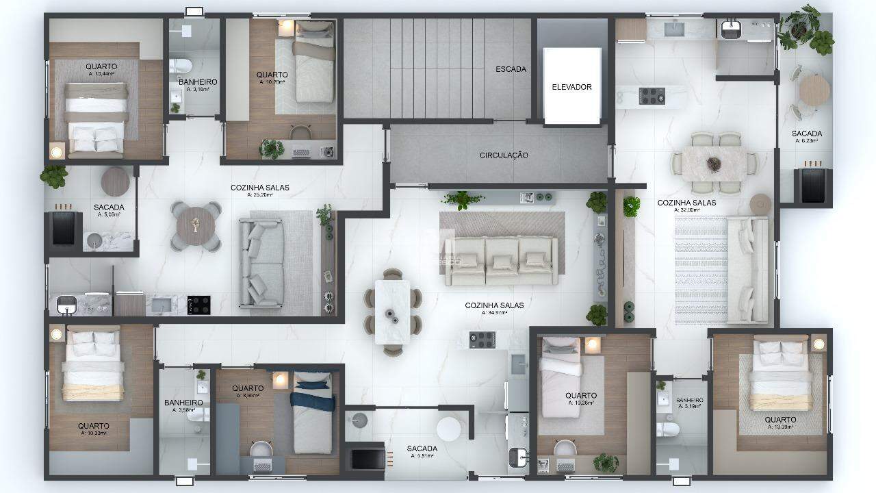 Apartamento à venda no bairro Azambuja: 