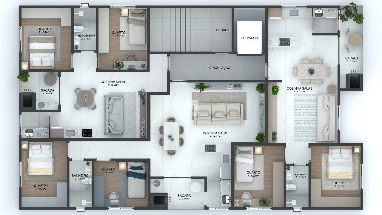 Apartamento à venda no bairro Azambuja: 