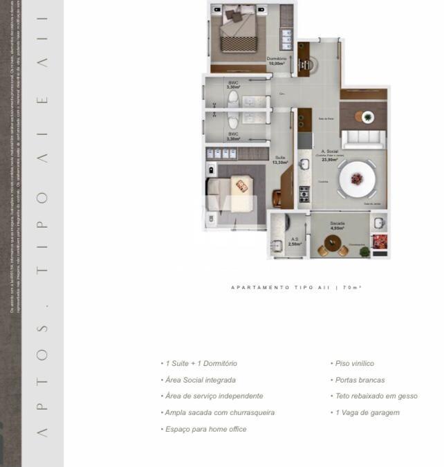 Apartamento à venda no bairro Santa Terezinha: Tipo AI e AII