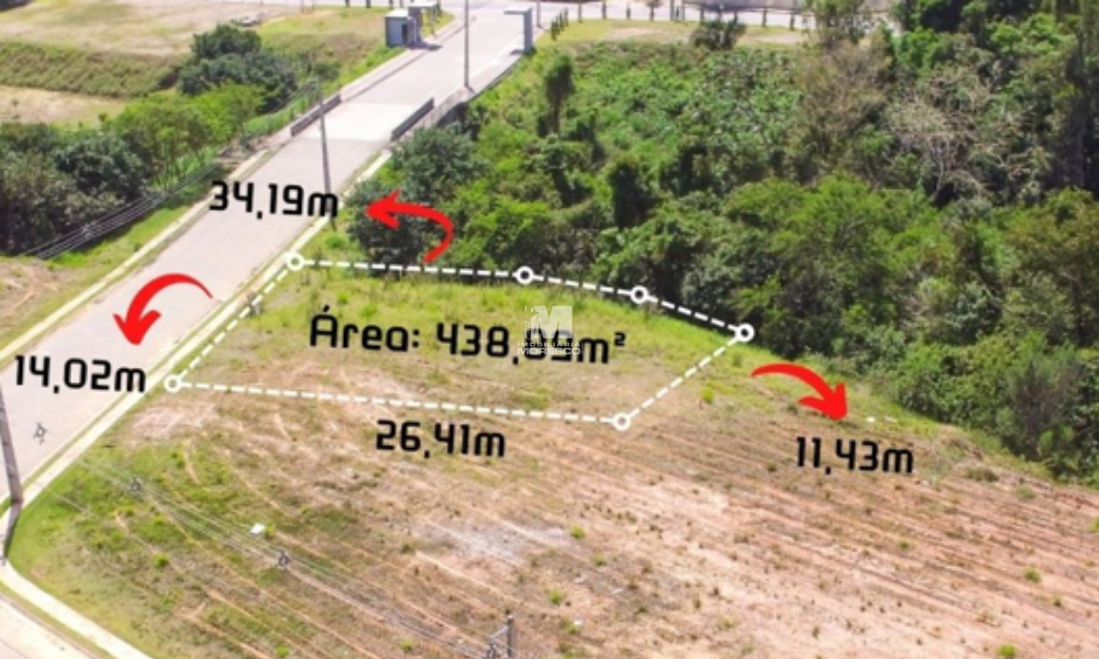 Lote/Terreno de 439m² no bairro Cedro Alto, em Brusque | Eu Corretor