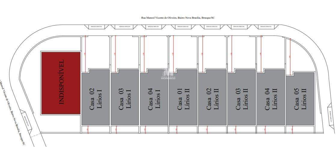 Casa de 3 quartos, 80m² no bairro Nova Brasília, em Brusque | Eu Corretor