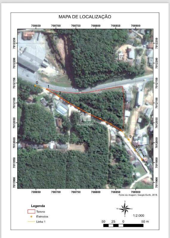Lote/Terreno de 8479m² no bairro Barracão, em Gaspar | Eu Corretor