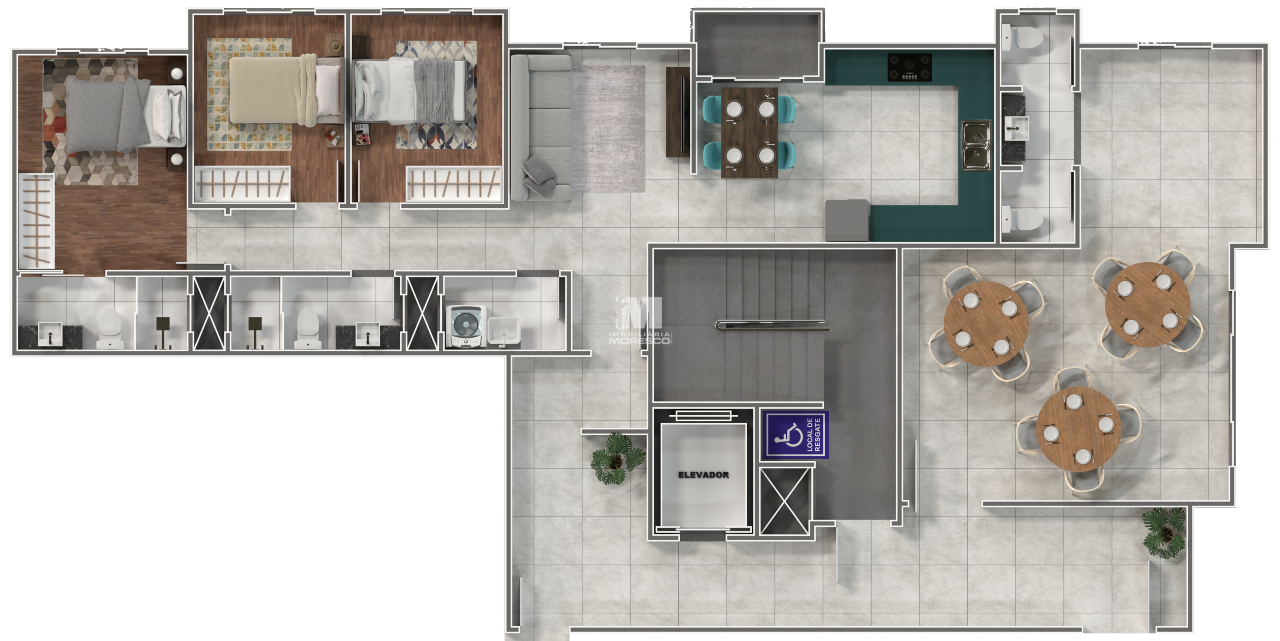 Apartamento à venda no bairro Primeiro de Maio: 