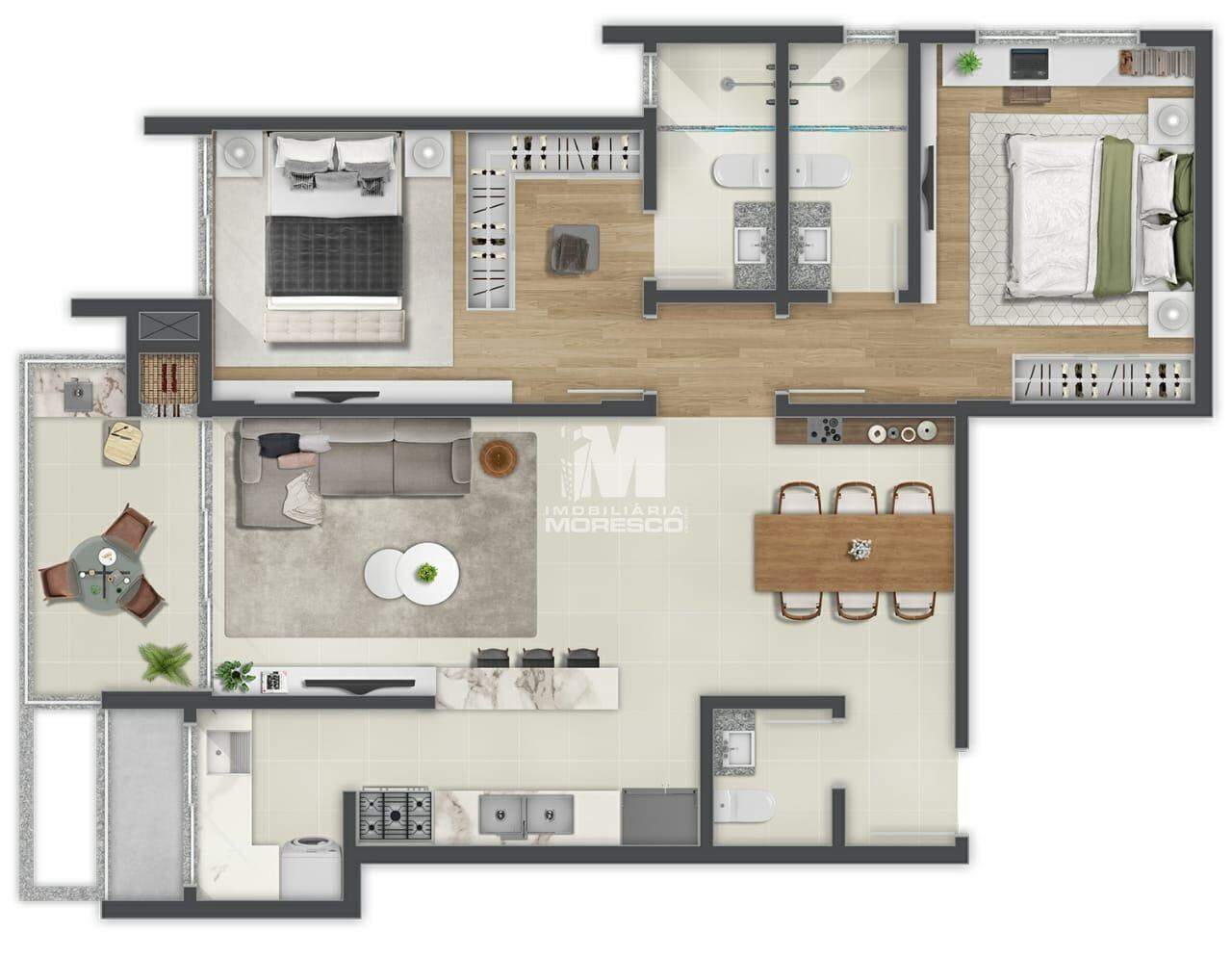 Apartamento à venda no bairro Centro: 