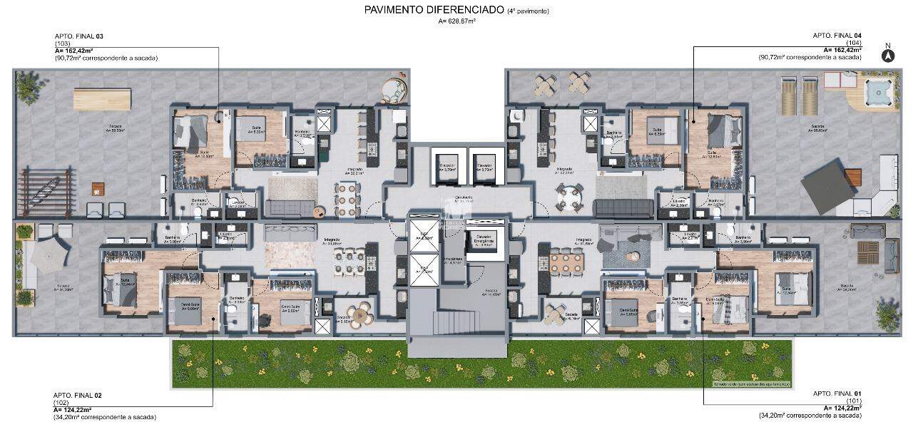 Apartamento à venda no bairro Centro I: 