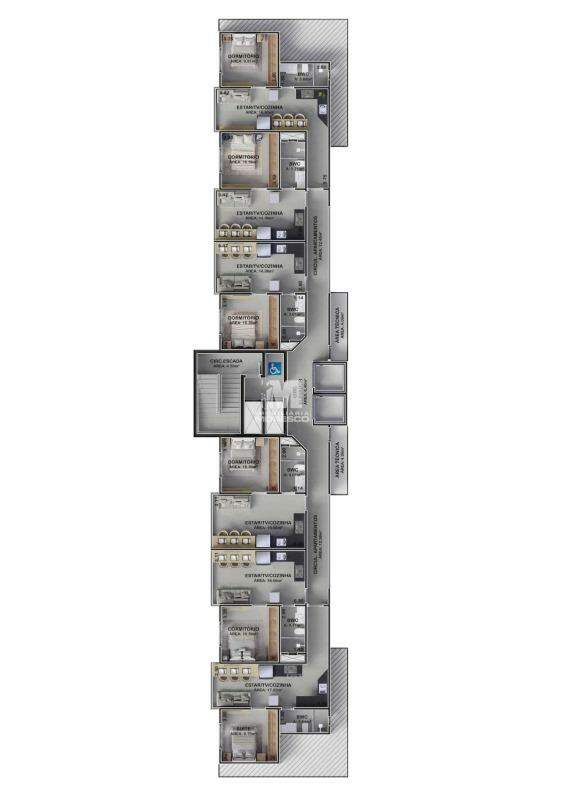 Apartamento de 55m² no bairro São Luiz, em Brusque | Eu Corretor