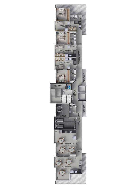 Apartamento de 55m² no bairro São Luiz, em Brusque | Eu Corretor