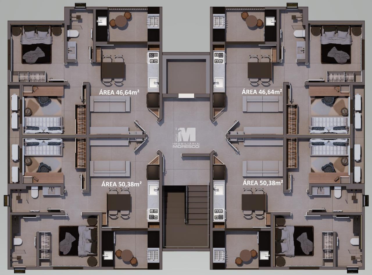 Apartamento à venda no bairro Azambuja: 