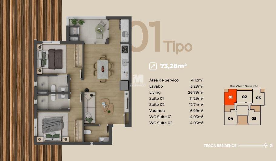 Apartamento à venda no bairro Santa Rita: 