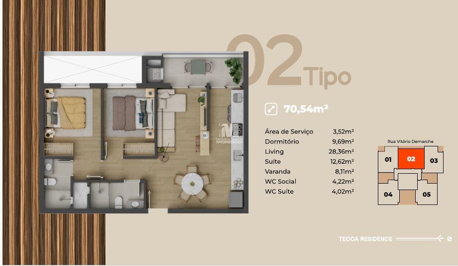 Apartamento à venda no bairro Santa Rita: 