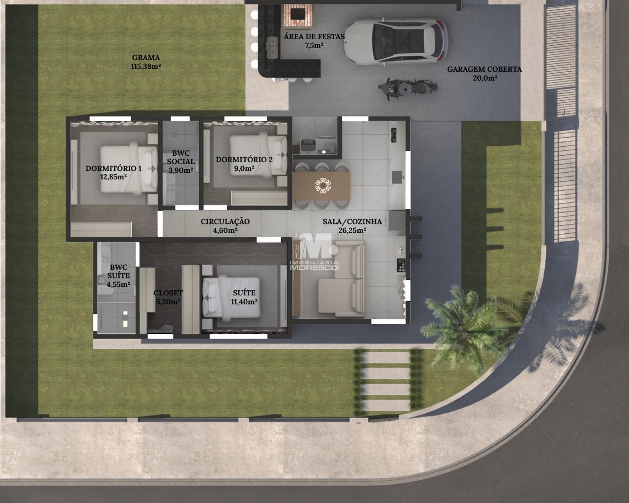 Casa à venda no bairro Bateas: 