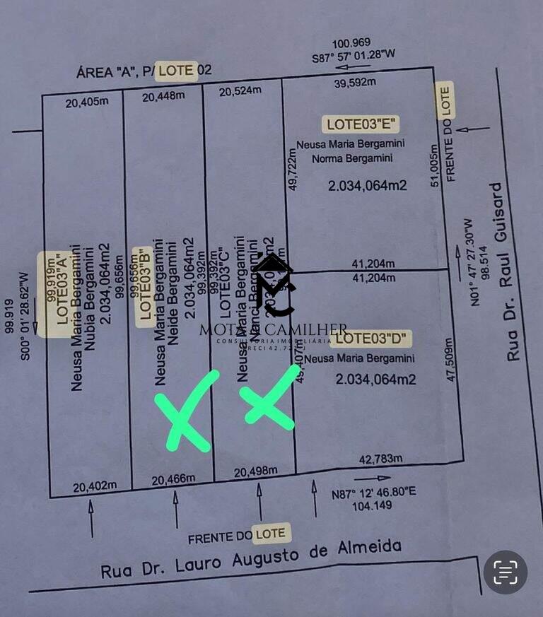 Terreno/Lote à venda no Chácaras Cataguá: 