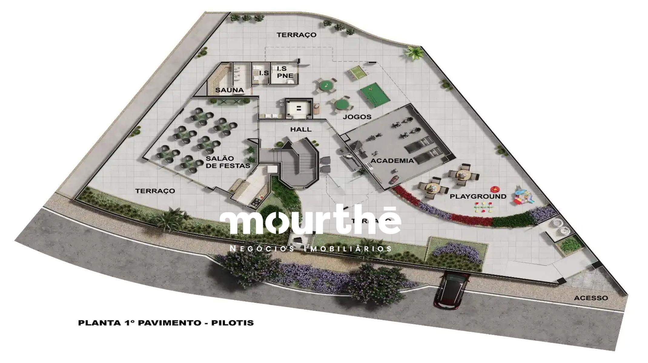 Apartamento à venda no Sion: Pilotis