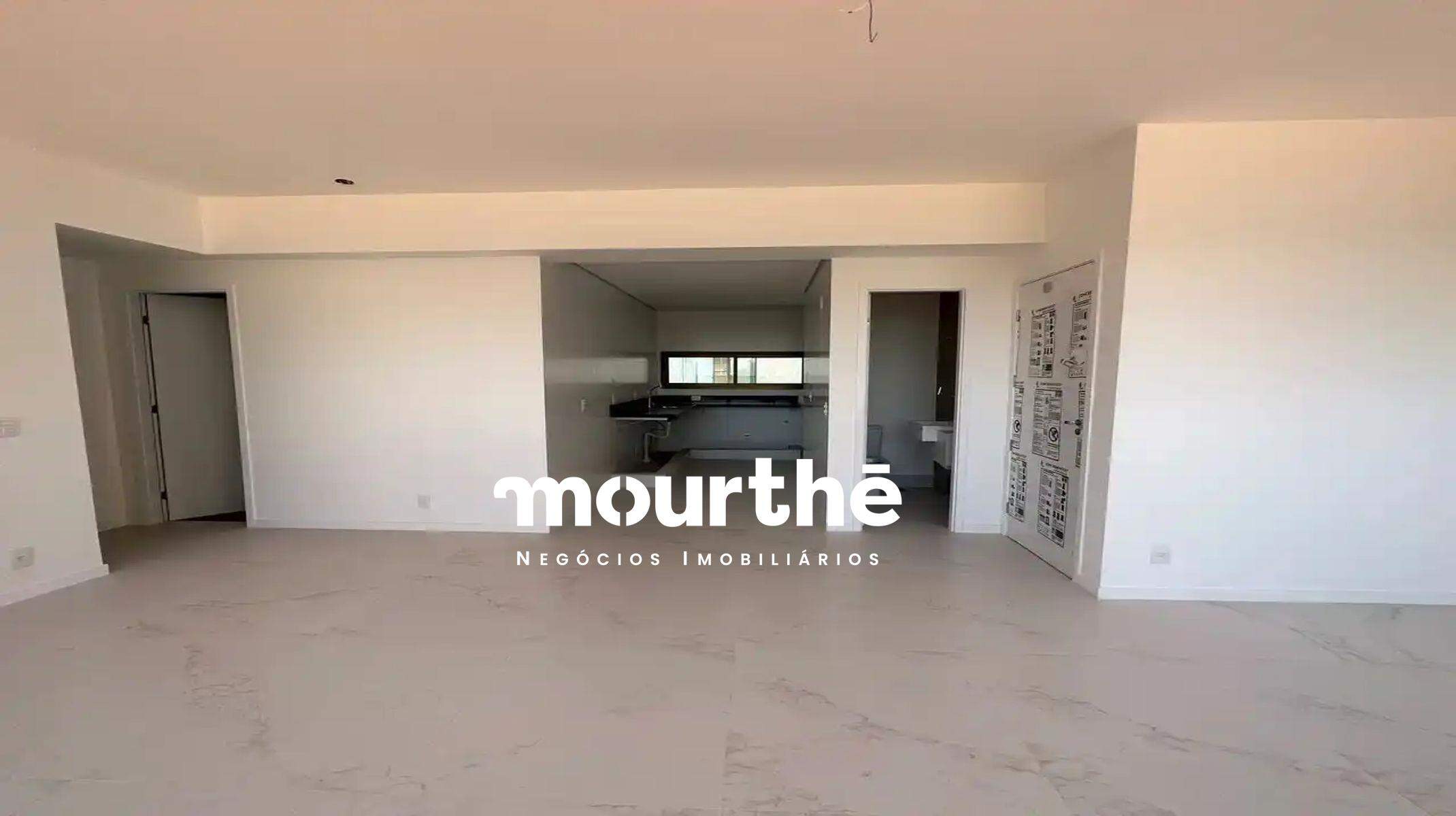 Apartamento à venda no Serra: Sala de estar e cozinha