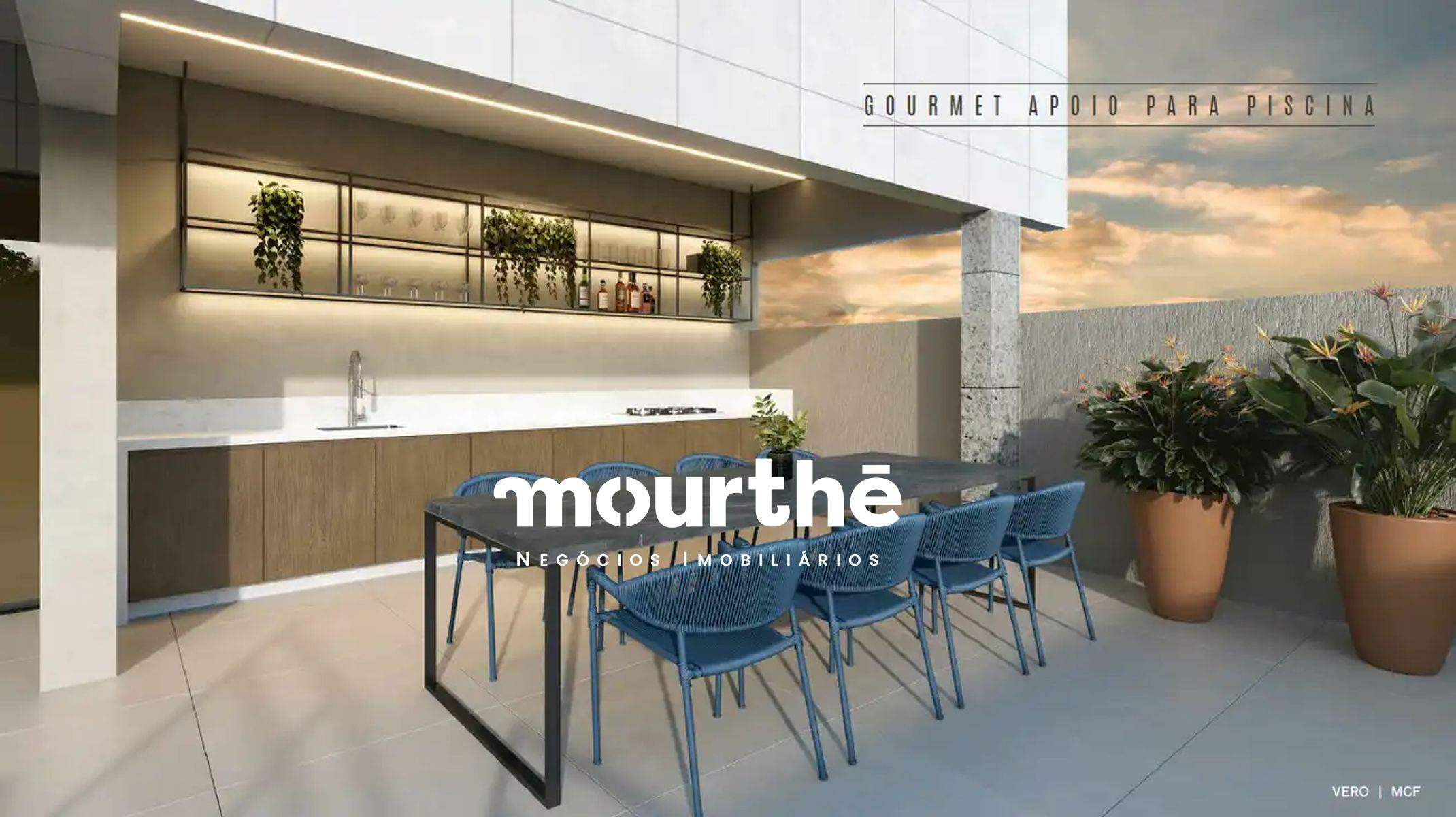 Apartamento à venda no Santo Antônio: Espaço gourmet na piscina