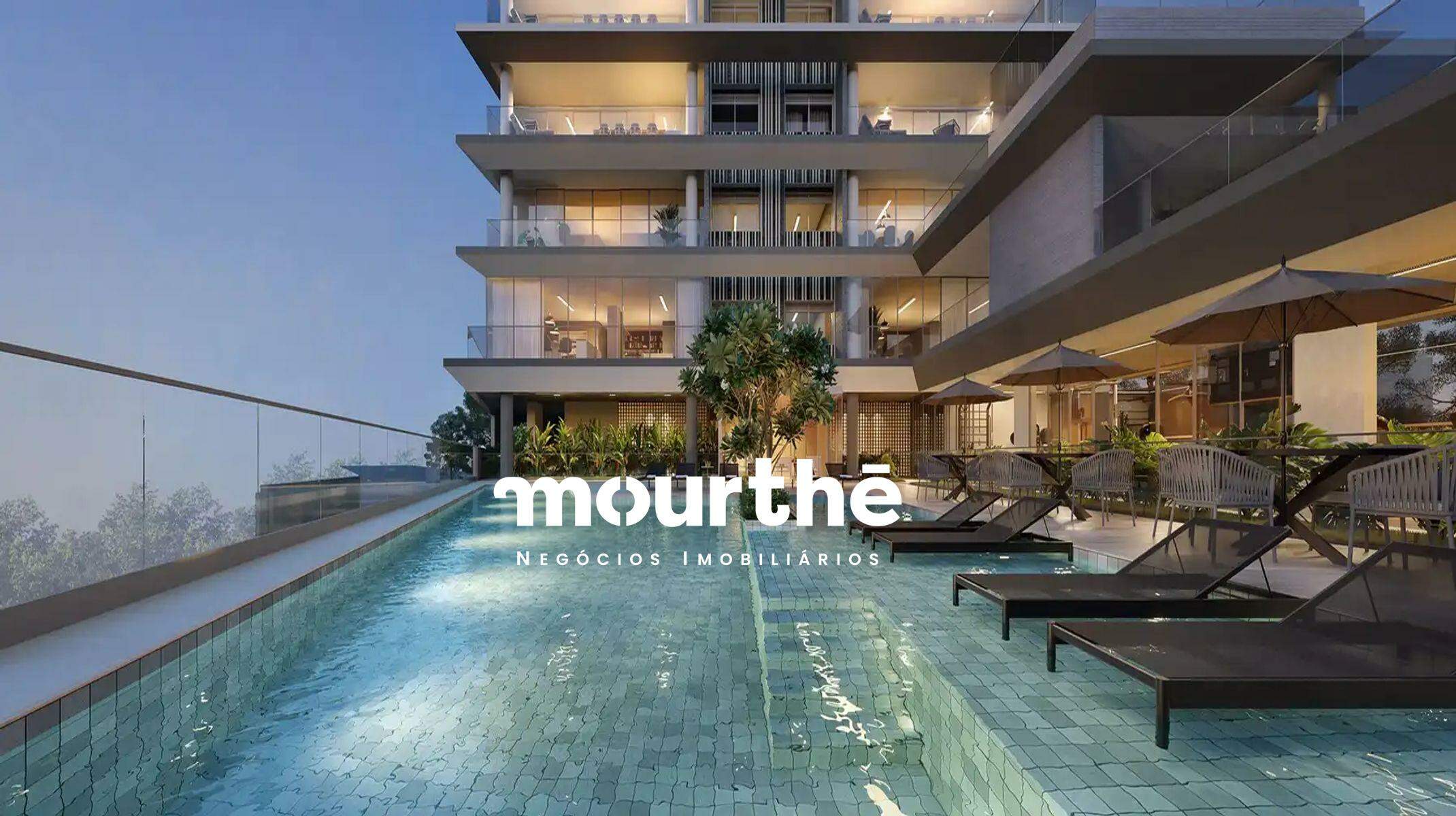 Apartamento à venda no Vila da Serra: Piscina com deck e prainha