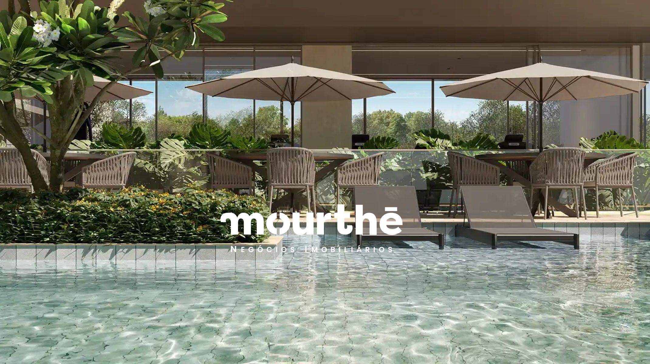 Apartamento à venda no Vila da Serra: Piscina com deck e prainha