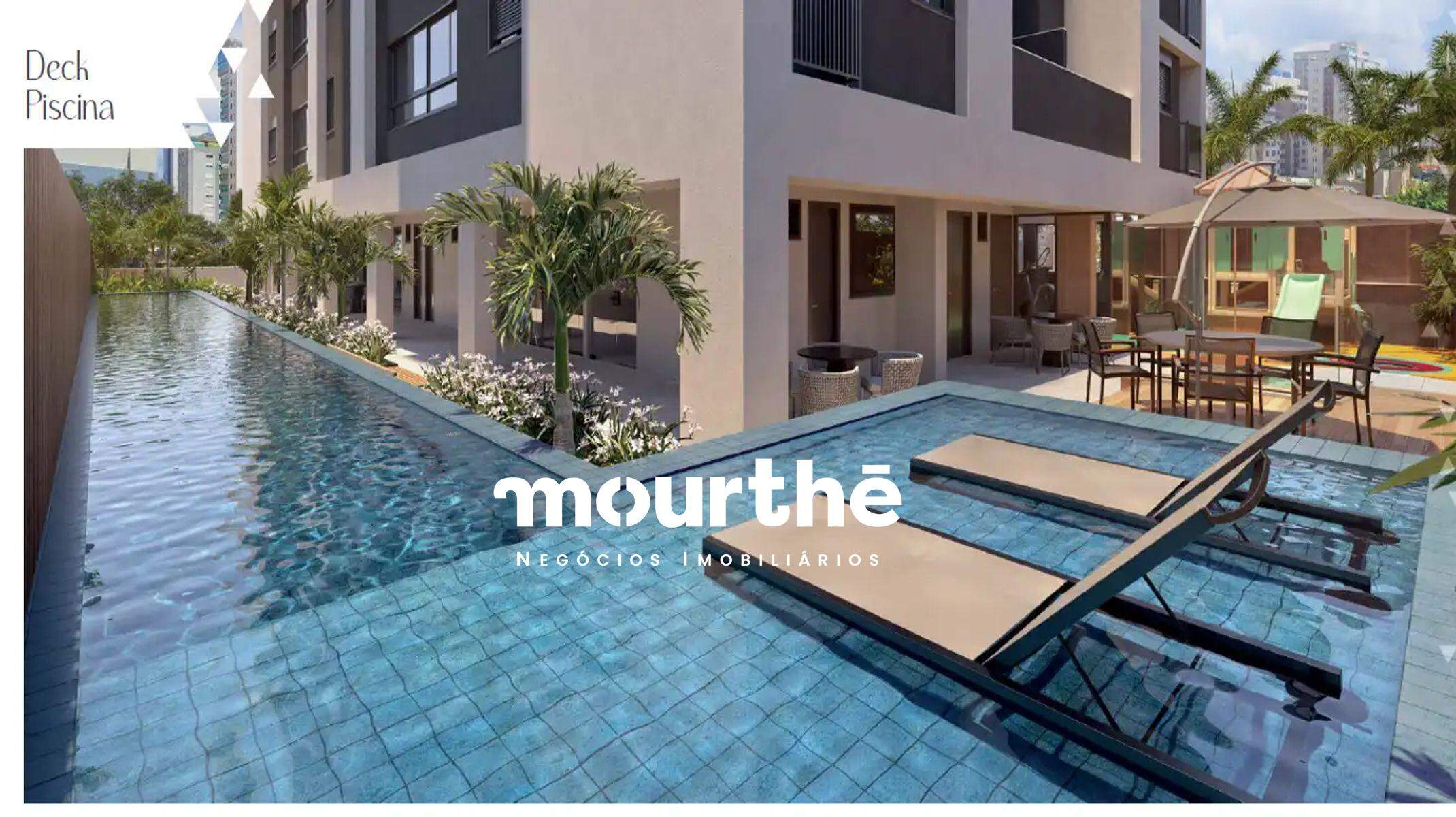 Apartamento à venda no Santo Agostinho: Piscina com deck molhado