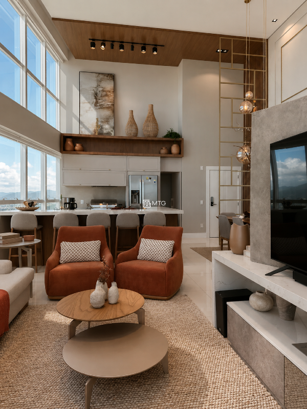 Apartamento para aluguel no Centro: 