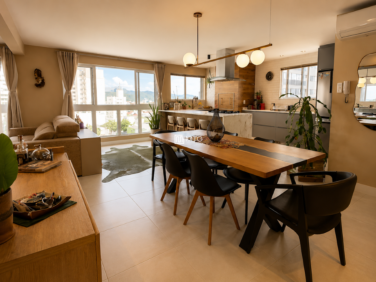 Apartamento para aluguel no Centro: 