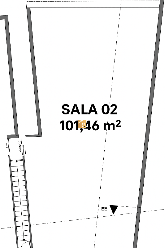 SALA para aluguel no Guandú: 